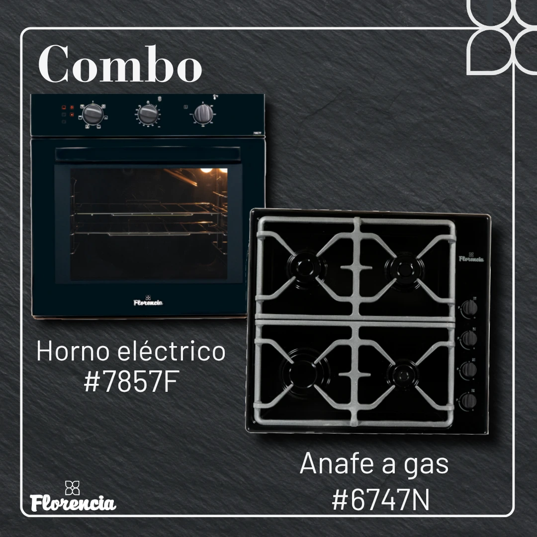combo anafe de gas con horno